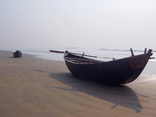 Naklejka premium old fishing boat