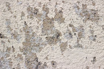 Plaster wall texture deteriorated aged old