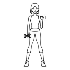 fit woman doing exercise