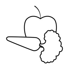 delicious vegetable cartoon