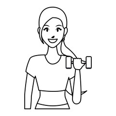 fit woman doing exercise