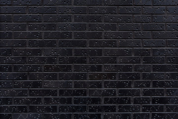 Dark brick wall as background