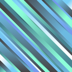Obraz premium Bright colors diagonal stripes abstract background. Thin and thick slanting lines wallpaper. Vector illustration