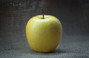 organic yellow apple