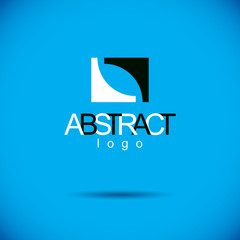 Vector geometric conceptual shape can be used as business innovation idea creative icon.