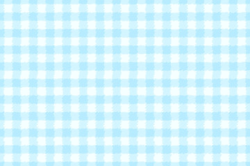Check Pattern_Freehand drawing_Blue