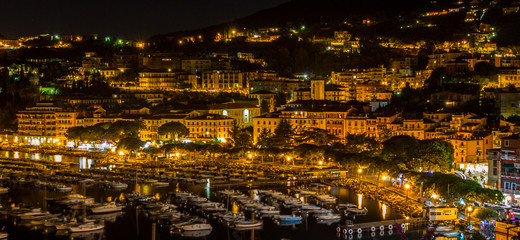 Fototapeta premium Lerici by night
