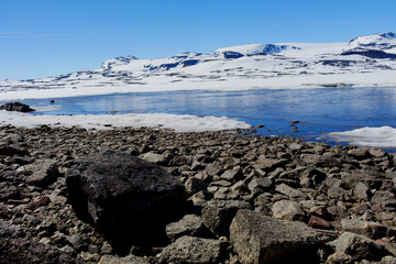 view of the mountains