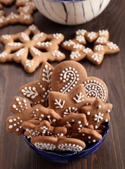 Gingerbread cookies.