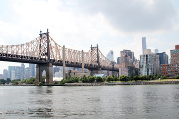 Obraz premium Blick auf Manhattan von Queens