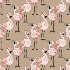 vector animals seamless pattern