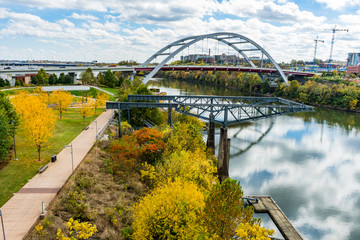 Sunny day at the Nashville Tennessee 