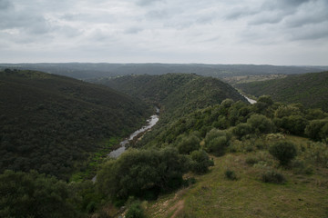 Fototapeta premium Meander of the Ardila River