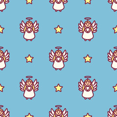 vector christmas seamless pattern