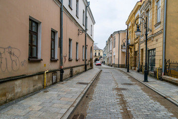 Fototapeta na wymiar Krosno - polish town called small Cracow
