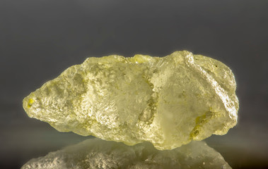 Crust of sea salt from Dead Sea coast macro