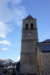 Fototapeta na wymiar Bielsa. Village of Huesca in Aragon, Spain