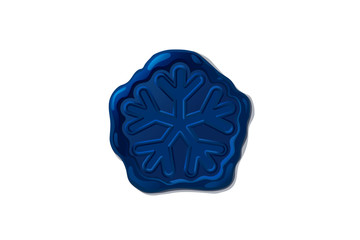 vector wax seal stamp shape