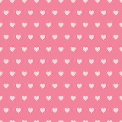 Hearts seamless background