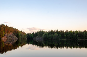 Fototapeta premium Lake in Finland