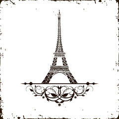 Fototapeta na wymiar beautiful Eiffel Tower