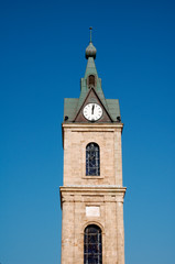 The Old clock tower in Jaffa