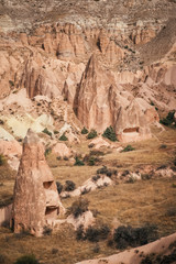 Rose mountain valley in Cappadocia, Turkey