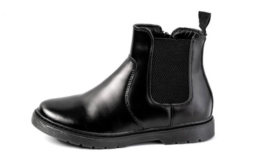 Black male leather shoe i