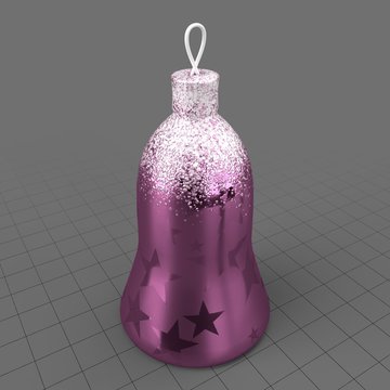 Christmas tree ornament with stars