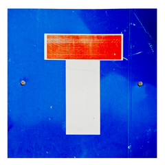 Dead end traffic sign
