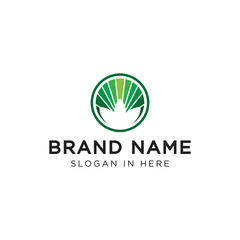 nature bright logo template