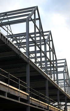 Frame Metal Construction Building Shopping Centre Development