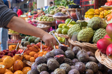 fruit at a market