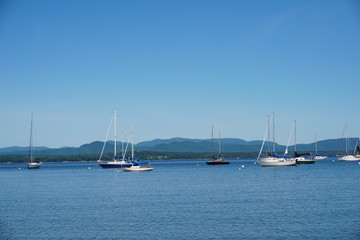 Obraz premium Sailboats in Vermont