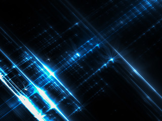 Abstract glowing background with grid digitally generated image