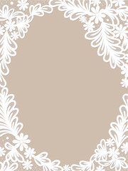 Template frame  design for card.