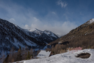 Landscapes of the National Park of France Mercantour