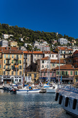 Obraz premium Port in a european town