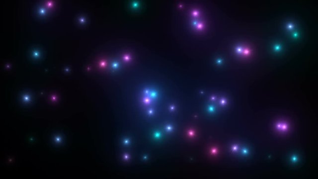 Camera flash light on black background seamless loop animation