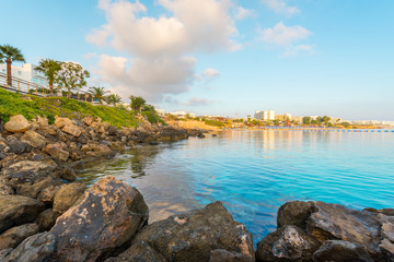 Fig tree bay beach in Protaras, Cyprus