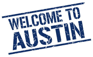 welcome to Austin stamp