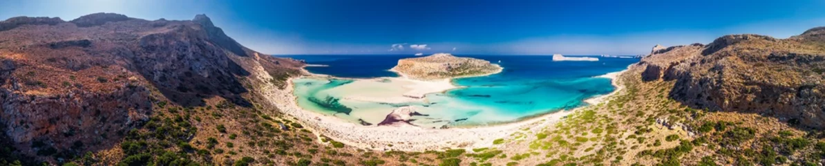 Foto op Plexiglas Balos lagoon on Crete island with azure clear water, Greece, Europe © Eva Bocek
