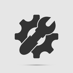 Service Tool icon on white background