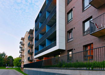 Modern apartment flat house real estate outdoor