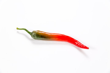 Chilli pepper isolated on white background