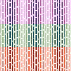 Obraz premium Set of vector seamless patterns. Simple gradient abstract ornament. Can be used as wrapping paper, web page background, wallpaper, fabric, etc. In EPS