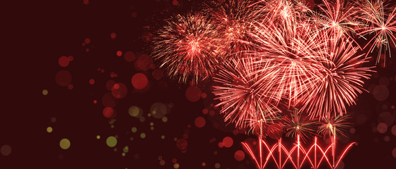 Wunderschönes Feuerwerk