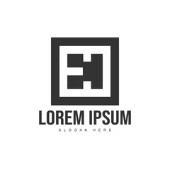 Initial letter logo template. Minimalist letter logo template