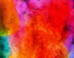 Modern acrylic painting wall art. Grunge texture background. Contemporary abstract fine art. Close up oil paint strokes on canvas. Watercolor unique pattern for design.