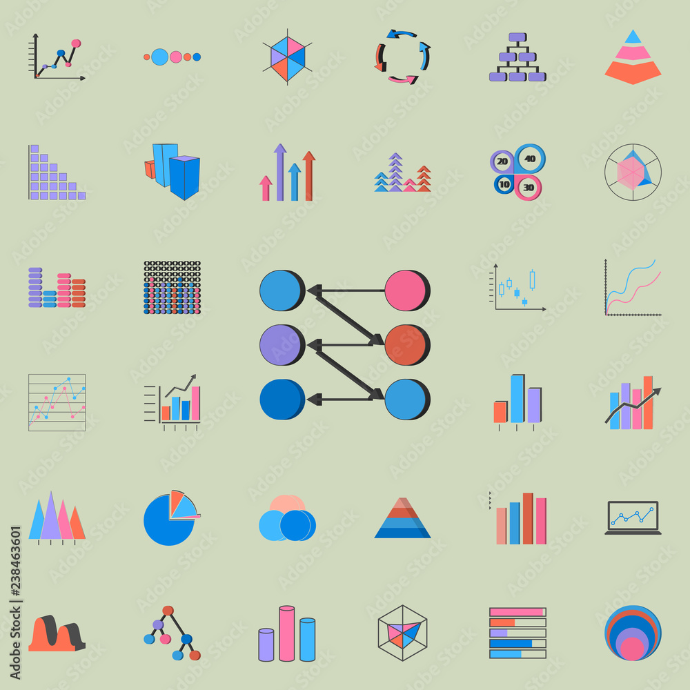 Poster point diagrams icon. charts & diagramms icons universal set for web and mobile